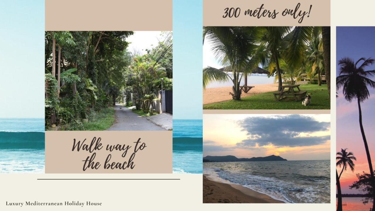 300M From Beach - Luxury Mediterranean Holiday House - Pets Welcome Bang Sare Bagian luar foto